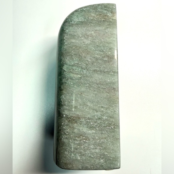 Natural Green Agate Semi Precious Stone Polished Bookend / Decorative Stone –3kg - Picture 2 of 10